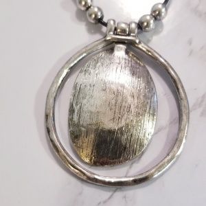 Matching necklace and earrings